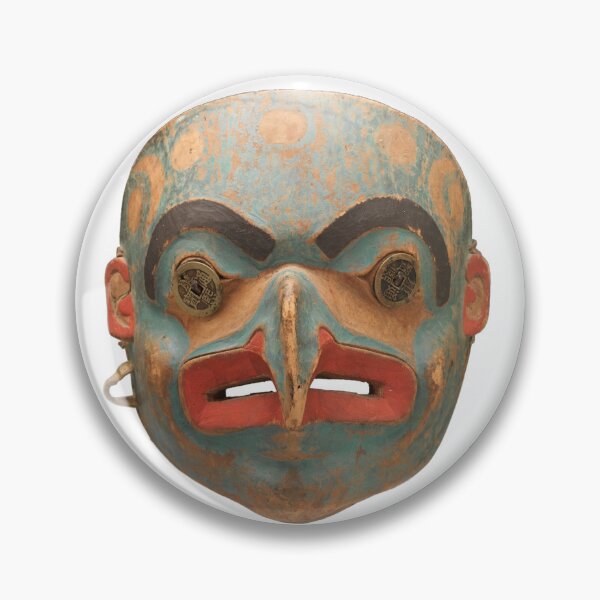 Item preview, Alaskan Tlingit Native American Masks designed and sold by JournalOfTales.
