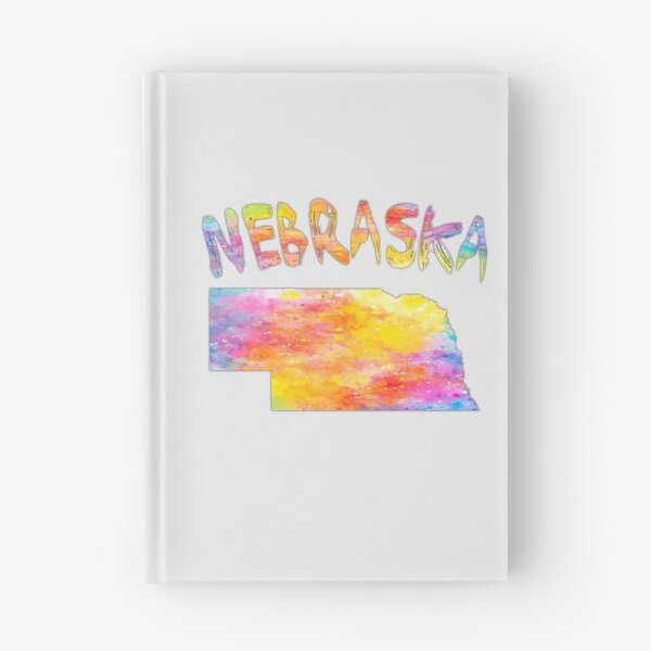 Item preview, Nebraska State Map - Vibrant Watercolor Art Splash designed and sold by mashmosh.