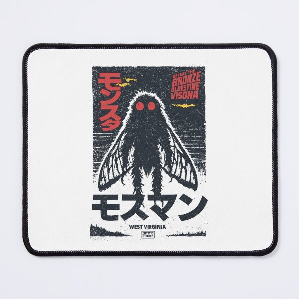 Item preview, Mothman T-Shirt: Retro Japanese Horror Cryptid designed and sold by RandyHaskins.