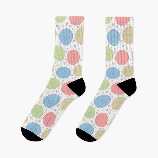 Item preview, Love heart sweets pastel cute pattern designed and sold by Rae & Nova.