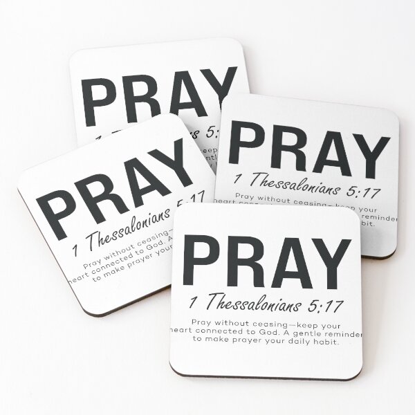 Item preview, Pray Without Ceasing – 1 Thessalonians 5:17 designed and sold by GamerGearTees.