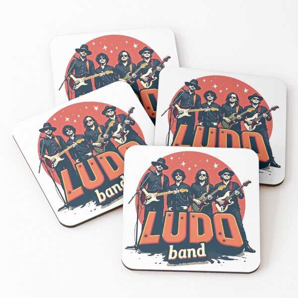 Item preview, LUDO Band Guitar – Rock Music Illustration Graphic designed and sold by Mr_Butterfly.