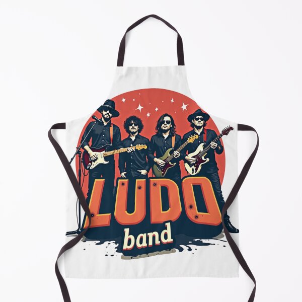 Item preview, LUDO Band Guitar – Rock Music Illustration Graphic designed and sold by Mr_Butterfly.