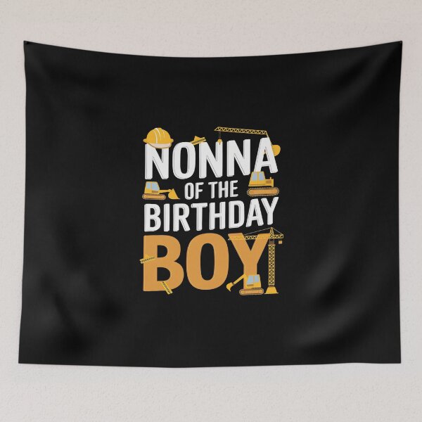 Item preview, Nonna Of The Birthday Boy Construction Worker Birthday  designed and sold by DigitaldeligArt.