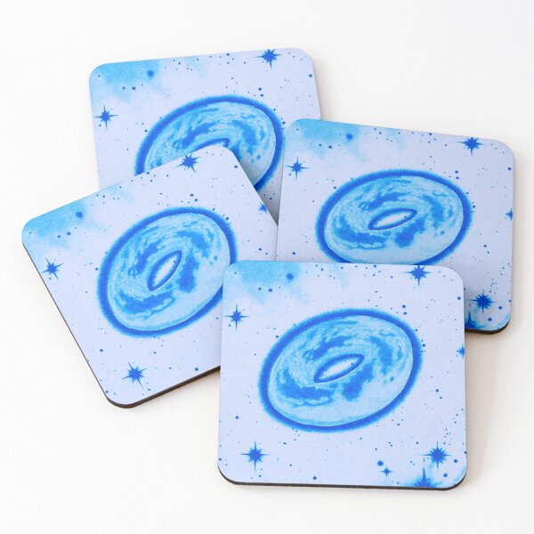 Item preview, Light Blue Nebula Donut – Blacklight Glaze designed and sold by MRC4Studio.