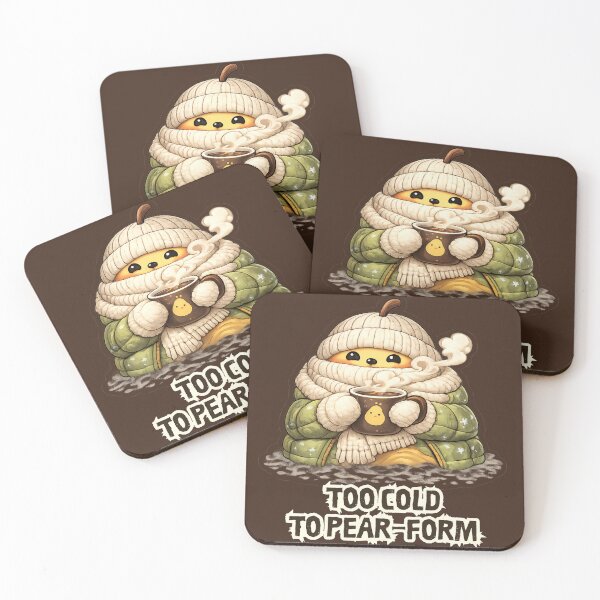 Item preview, Too Cold to Pear-Form Cute Winter Pear – Cozy Funny Pun Design designed and sold by RokaWorld.
