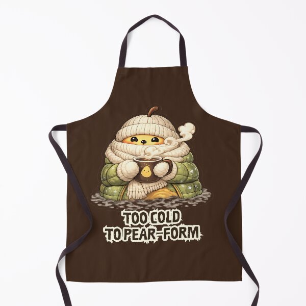 Item preview, Too Cold to Pear-Form Cute Winter Pear – Cozy Funny Pun Design designed and sold by RokaWorld.