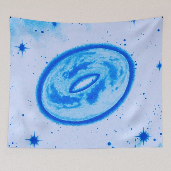 Item preview, Light Blue Nebula Donut – Blacklight Glaze designed and sold by MRC4Studio.