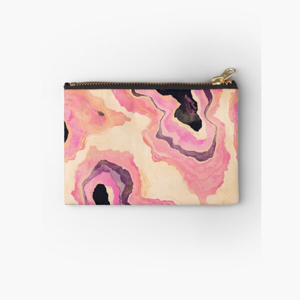 Item preview, Pink Agate Geode Topography Swirls Pattern designed and sold by bubblegoth.