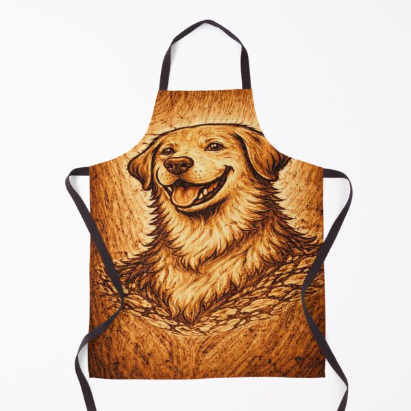 Item preview, Labrador Dad Woodcut Engraved Portrait designed and sold by PawPrintCustom.