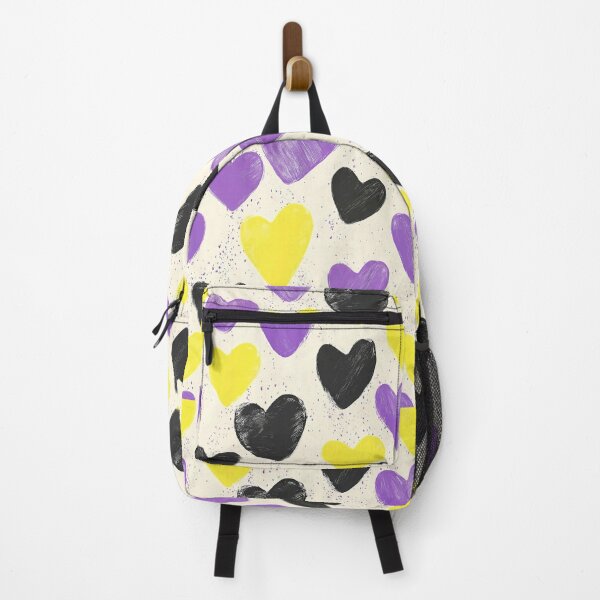 Item preview, Non-Binary Love Heart Pattern – LGBTQ+ Valentine designed and sold by Cannaxes Studio.