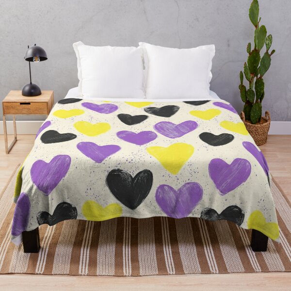 Item preview, Non-Binary Love Heart Pattern – LGBTQ+ Valentine designed and sold by Cannaxes Studio.