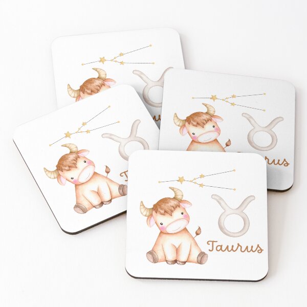 Item preview, Cute Taurus Baby Zodiac Animal Illustration designed and sold by Rutvain.