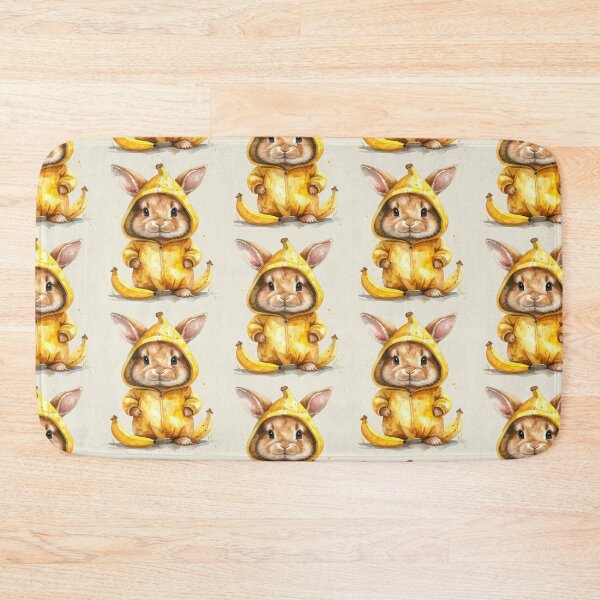 Item preview, Brown dwarf rabbit in a banana costume designed and sold by LiskoDesign.
