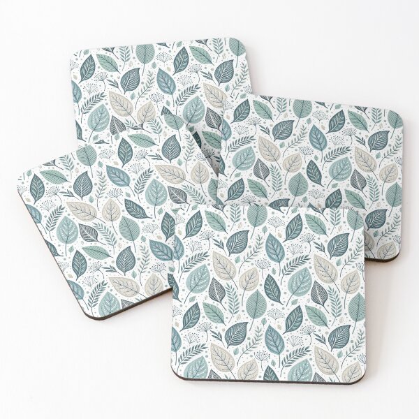 Item preview, Nordic Spring Leaves | Scandinavian Folk Design designed and sold by Shuga-Design.