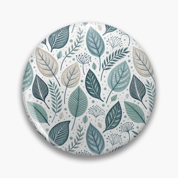 Item preview, Nordic Spring Leaves | Scandinavian Folk Design designed and sold by Shuga-Design.