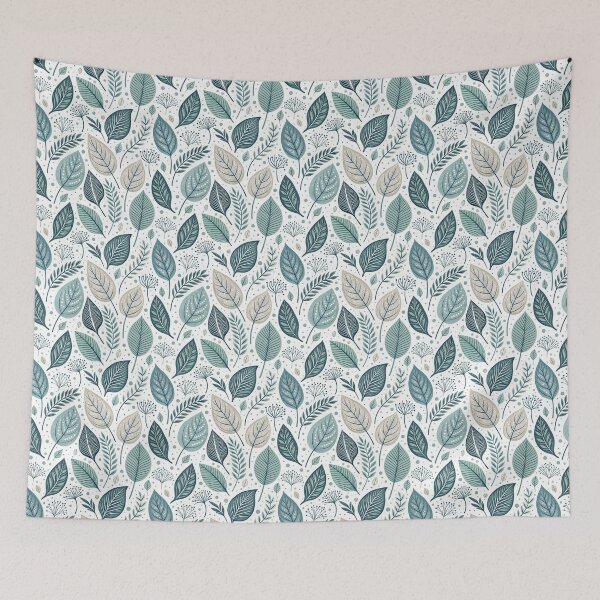 Item preview, Nordic Spring Leaves | Scandinavian Folk Design designed and sold by Shuga-Design.