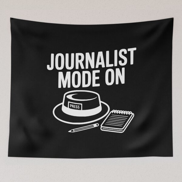 Item preview, Journalist Mode On designed and sold by Frank Ring.