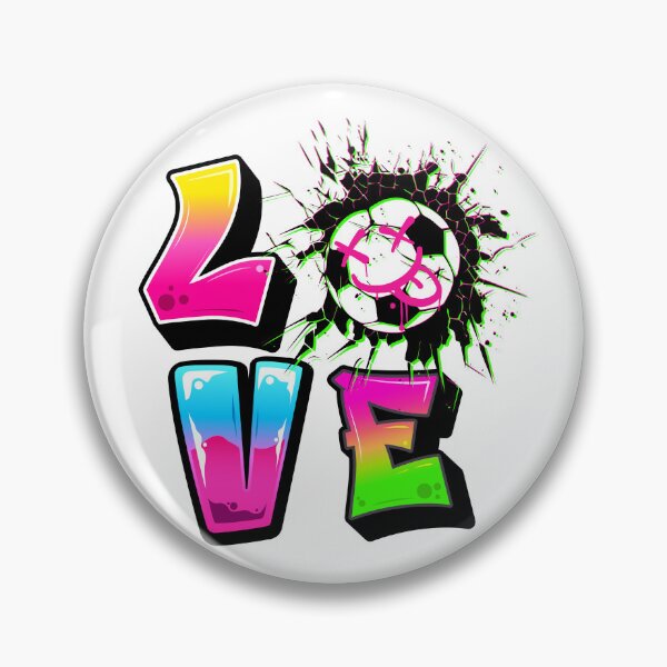 Item preview, Graffiti Soccer Love Art, Street Style Football Ball Lettering Design designed and sold by CindyRandomVibes.
