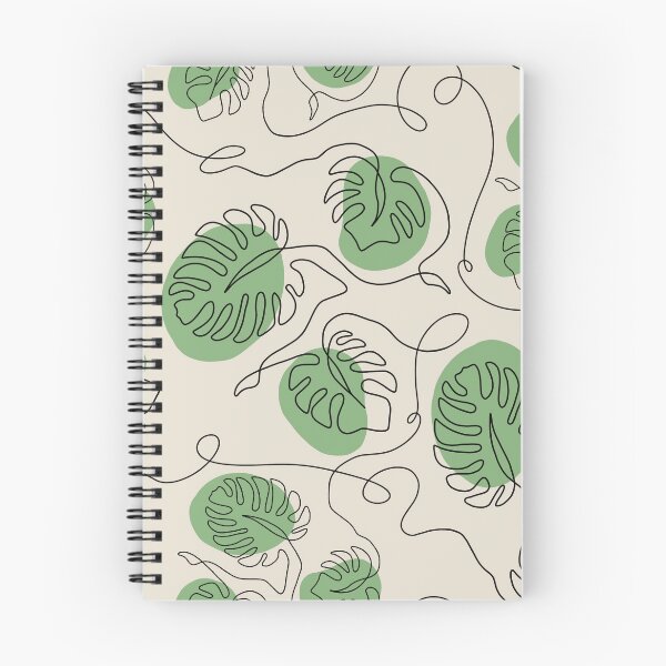 Item preview, Tropical Monstera Line Art Pattern designed and sold by GamerGearTees.