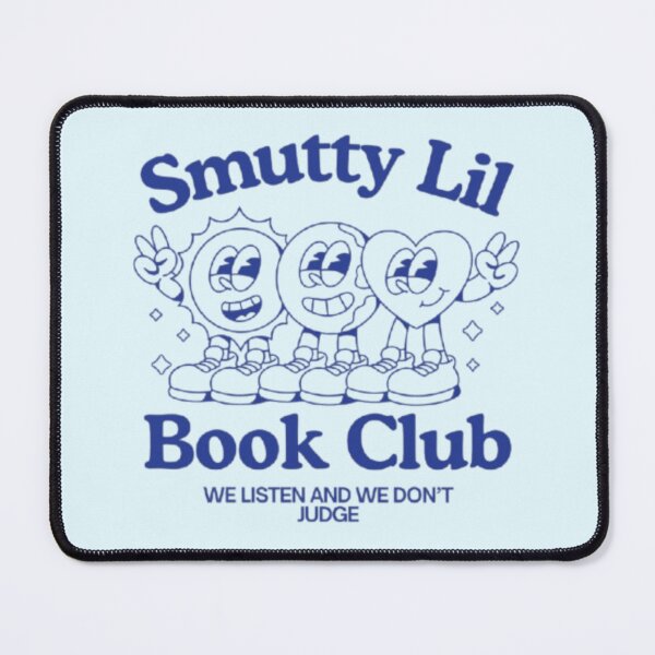 Item preview, Smutty Lil Book Club Navy Blue Retro Design designed and sold by Good-Girl-Merch.