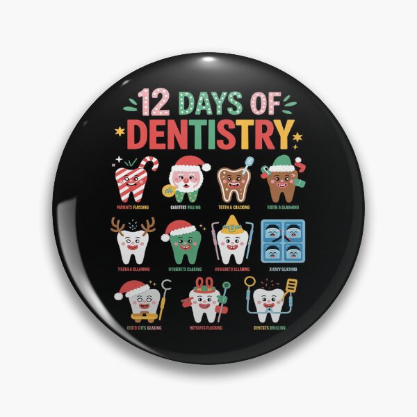 Item preview, 12 Days Of Dentistry Christmas Dental Squad Crew Dentist  designed and sold by MarkLeedsArt.