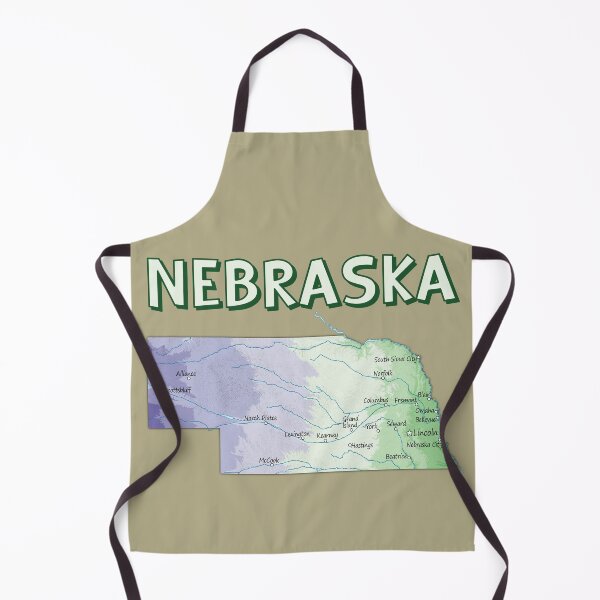 Item preview, Nebraska State Map Vintage Retro Travel Illustration designed and sold by mashmosh.