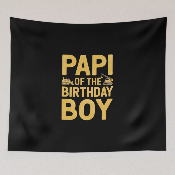 Item preview, Papi of the Birthday Boy Construction Worker Bday Party  designed and sold by DigitaldeligArt.