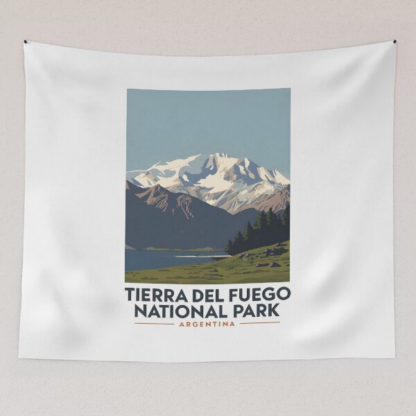 Item preview, Tierra Del Fuego National Park - Argentina  designed and sold by GoodOldVintage.