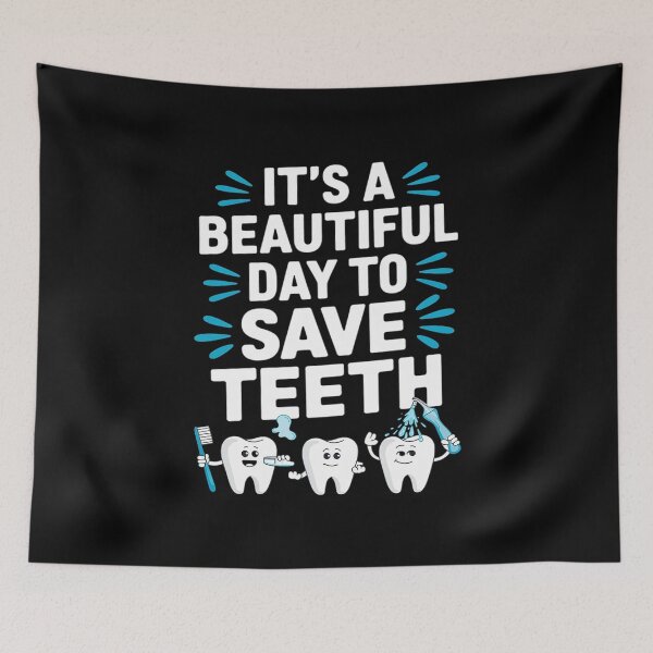 Item preview, Beautiful Day To Save Teeth - Dentist Dental Assistant  designed and sold by MarkLeedsArt.