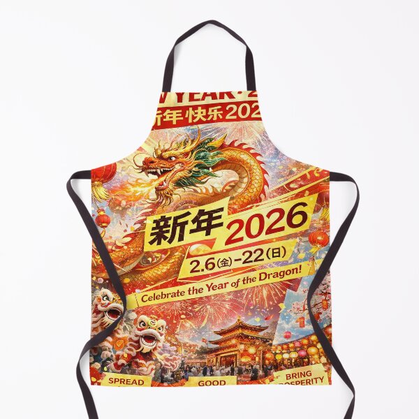 Item preview, Golden Dragon 2026 Festival designed and sold by Matinez Pink.