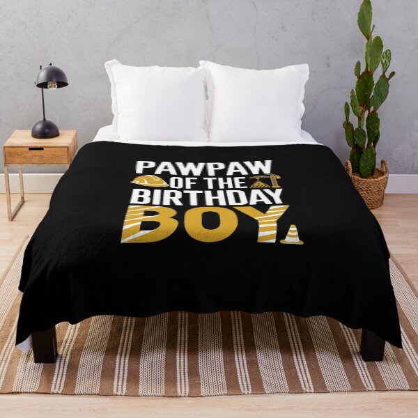 Item preview, Pawpaw of the Birthday Construction Worker Boy Crew Party  designed and sold by DigitaldeligArt.