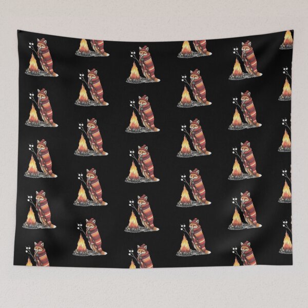 Item preview,   Fox Roasting Marshmallows at Campfire designed and sold by TeeARTHY.