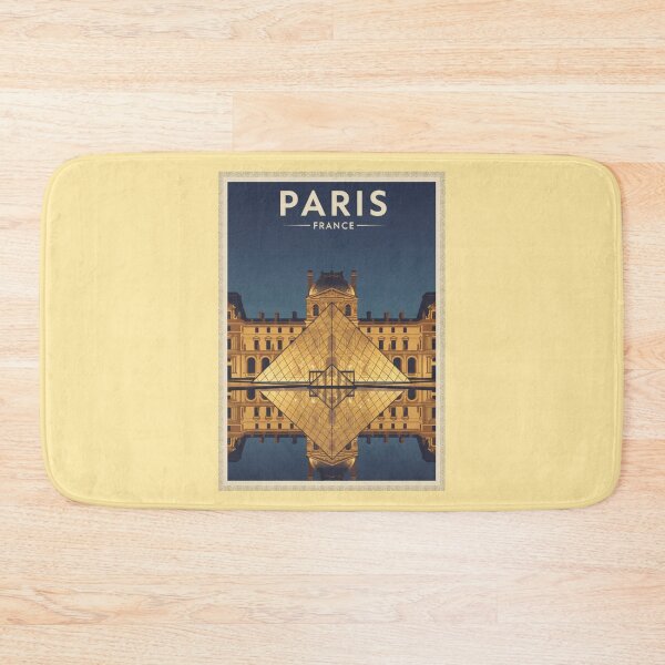 Item preview, Paris Vintage Travel Art - Louvre - France designed and sold by Wanderprintt.