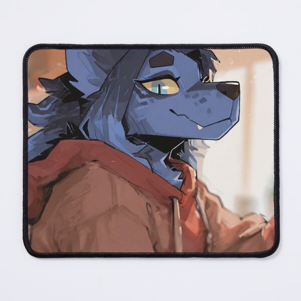 Item preview, Cool Blue Kemono Dragon in Casual Hoodie designed and sold by KaMow.