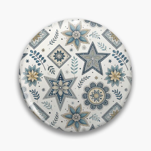 Item preview, Nordic Folk Rosettes & Stars | Scandinavian Folk designed and sold by Shuga-Design.