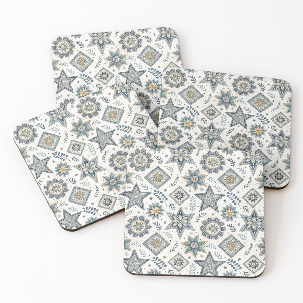 Item preview, Nordic Folk Rosettes & Stars | Scandinavian Folk designed and sold by Shuga-Design.