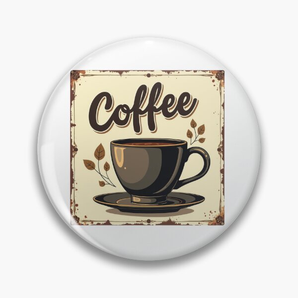 Item preview, Vintage coffee label retro design designed and sold by CleanDecor.