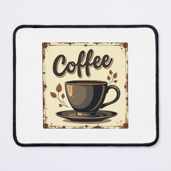 Item preview, Vintage coffee label retro design designed and sold by CleanDecor.