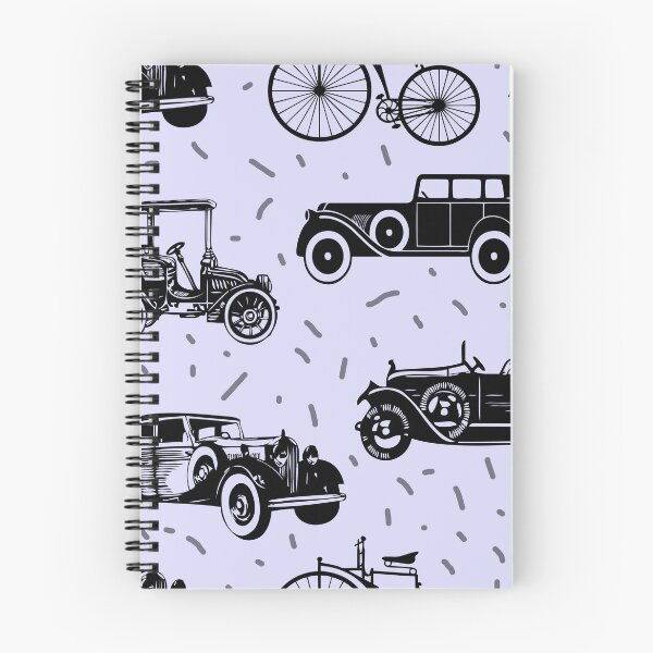 Artikelvorschau, Vintage-Auto- und Fahrradmuster entworfen und verkauft von GamerGearTees.