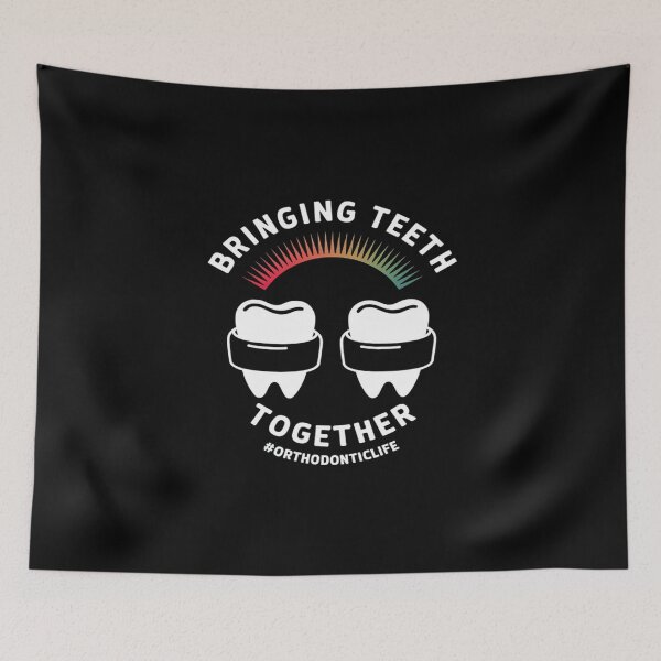 Item preview, Bringing Teeth Together, Orthodontist designed and sold by MarkLeedsArt.