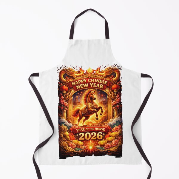 Item preview, Happy Chinese New year of the Horse 2026 designed and sold by PluffyPanda.