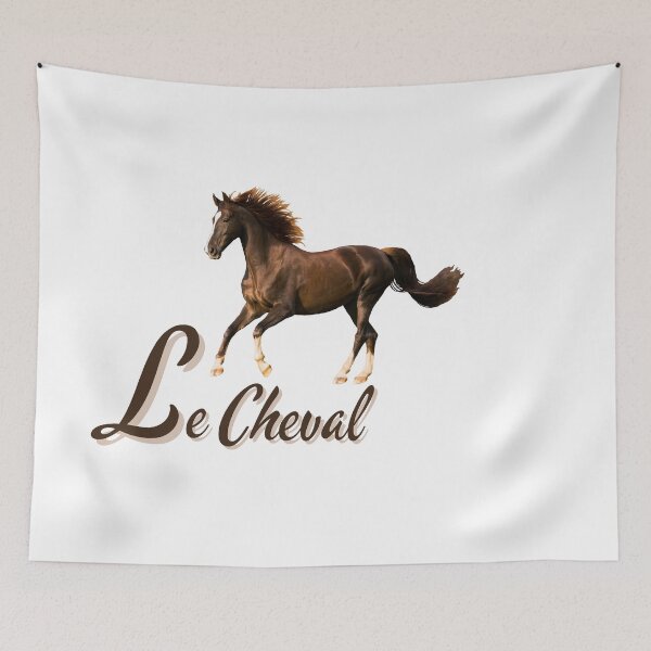 Item preview, Le Cheval – Dark Brown Horse Minimal Logo designed and sold by Dotadoari.