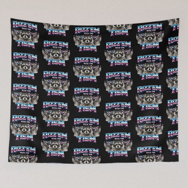 Item preview, Rizz’em With The 'Tism Funny Raccoon Trio designed and sold by TeeARTHY.