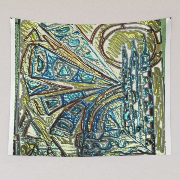 Item preview, measured radiance 1 colorful geometric abstract design designed and sold by SmashingDeals.