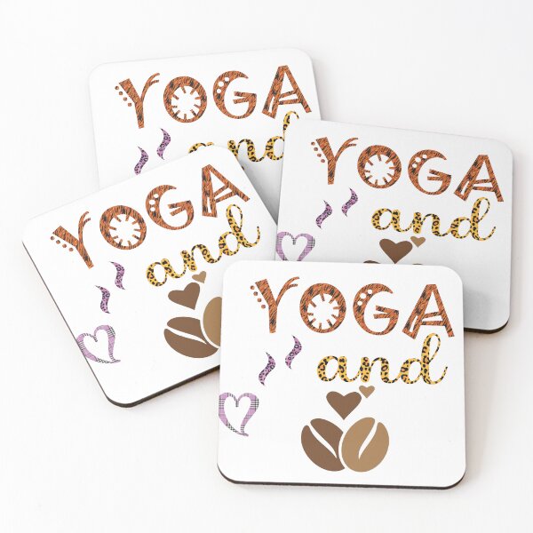 Item preview, Yoga and Coffee Aesthetic Animal Print Mix designed and sold by Pukisdaizi.