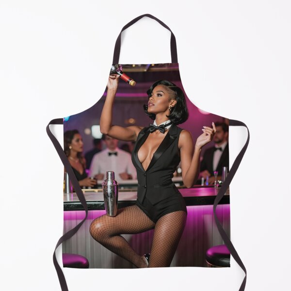 Item preview, Woman in black suit on bar stool designed and sold by CathryneDelamort.