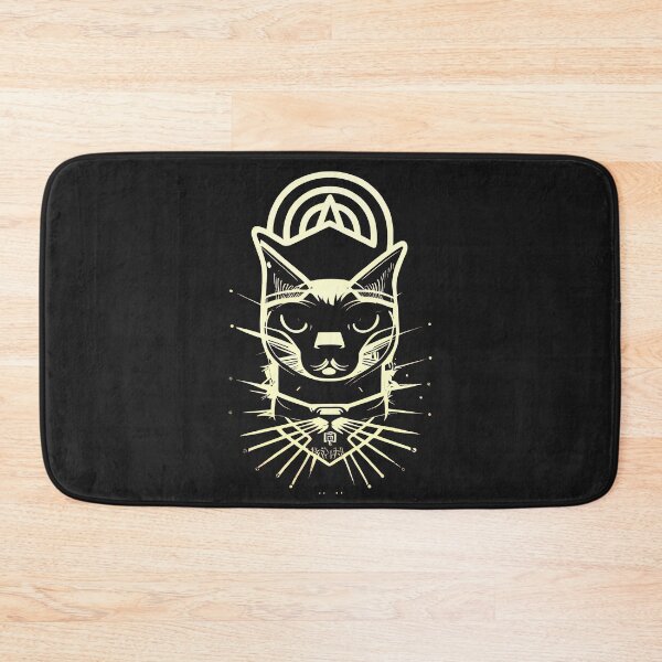 Item preview, Cyberpunk Cat Logo designed and sold by TheSamuraiCat.
