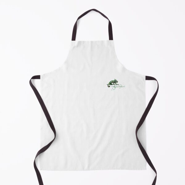Item preview, Green Chameleon with Birds – Minimal Nature Logo designed and sold by Dotadoari.
