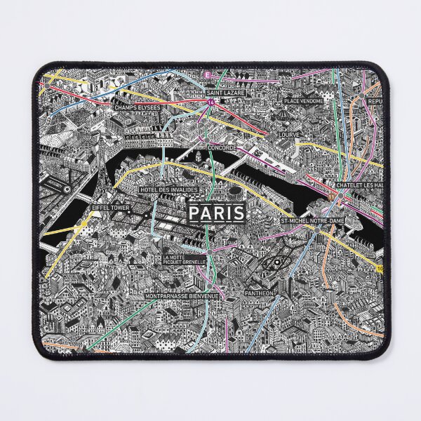 Item preview, Mapa del metro de París, Francia designed and sold by oliver polanski.